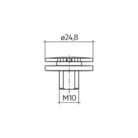 ACU ALU NIPPLE M10x1