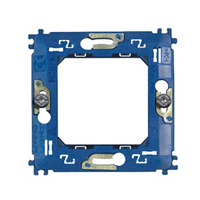 Support for round cover plates, square and Living International , 2M