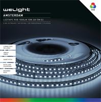 AMSTERDAM LEDtape RGB 1000LM 15W 24V 5M G2