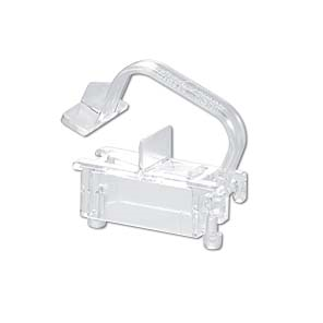 Support clip with safety bracket