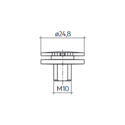 ACU ALU NIPPLE M10x1