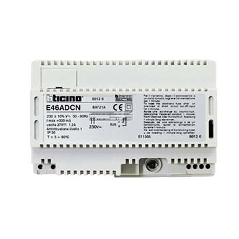 Power supply-input 230 Vac, 8 DIN modules