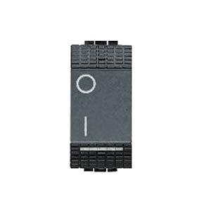 Switch 2P 16A 250 Vac - anthracite
